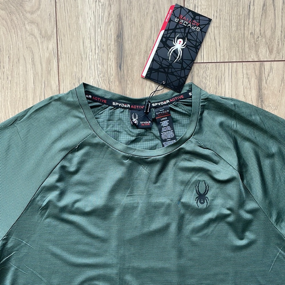 Spyder Active Green Short Sleeve Tee